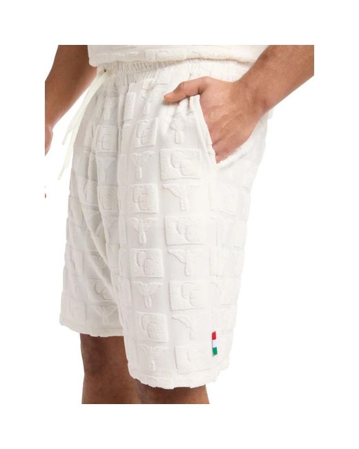 carlo colucci White Casual Shorts for men