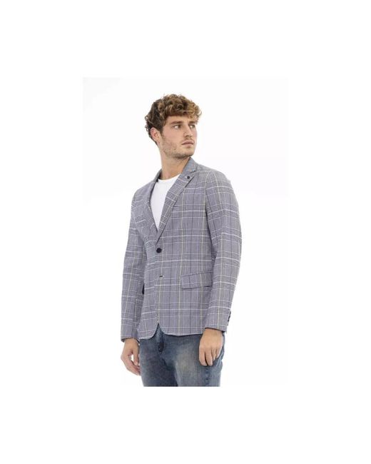 DISTRETTO12 Gray Blazers for men