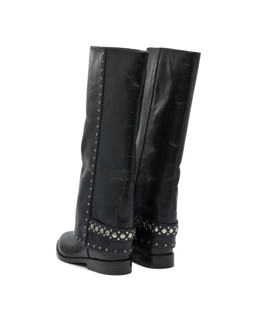 Strategia Black High Boots