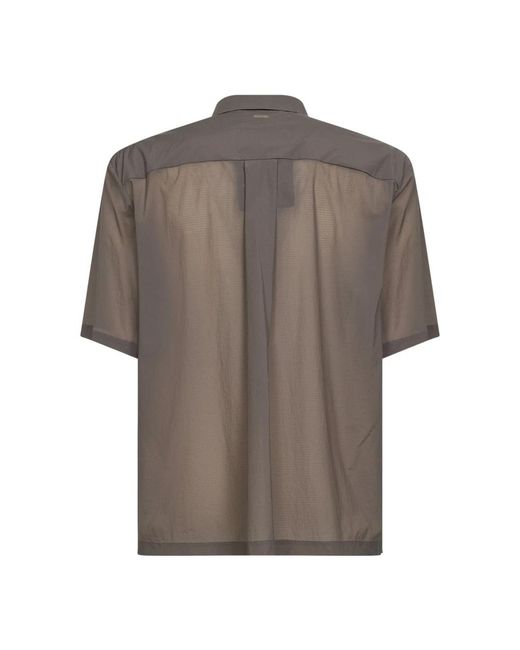 Herno Kurzarmhemd in Brown für Herren