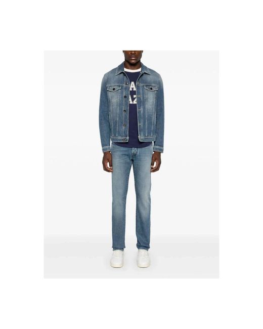Jacob Cohen Slim Cut Denim Jeans in Blue für Herren