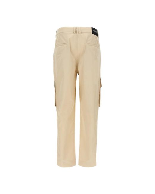 Balmain Natural Straight Trousers for men