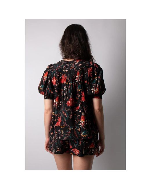 Ulla Johnson Black Blouses