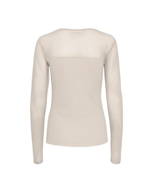 Karen By Simonsen Natural Long Sleeve T-Shirts