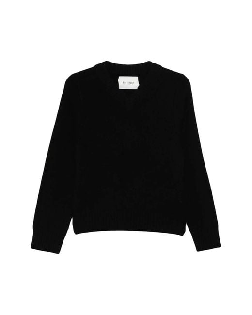 Soft Goat Black Cashmere Knitwear