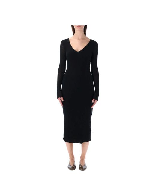 James Perse Black Midi Dresses