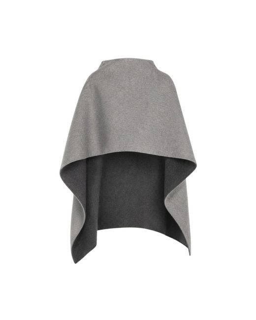 Alberta Ferretti Gray Ponchos