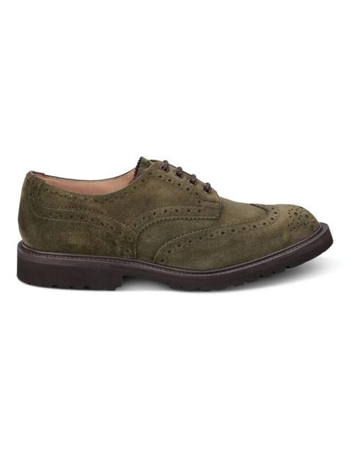 Tricker's Brown Laced Shoes for men