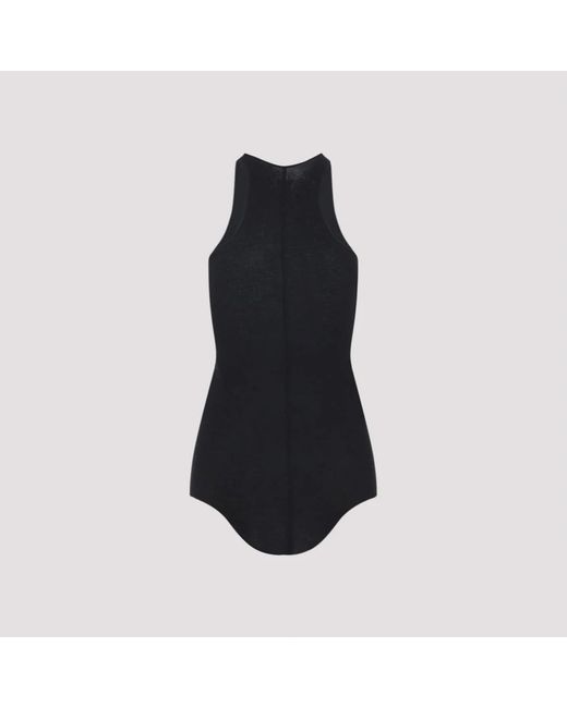 Rick Owens Black Sleeveless Tops