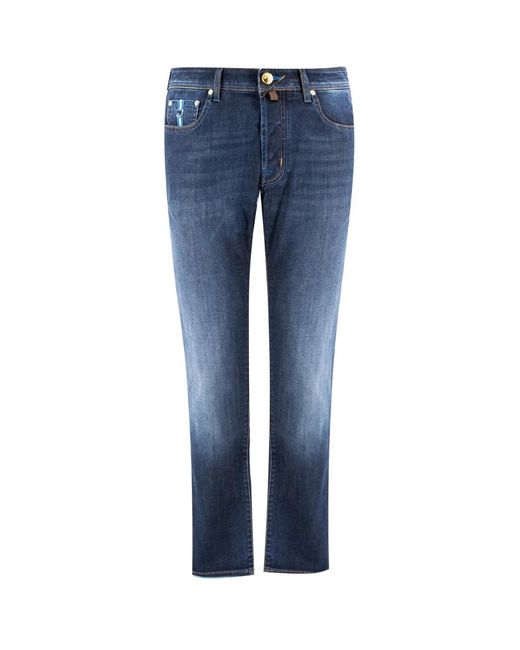 Jacob Cohen Nick Slim 5 Pocket Jeans in Blue für Herren