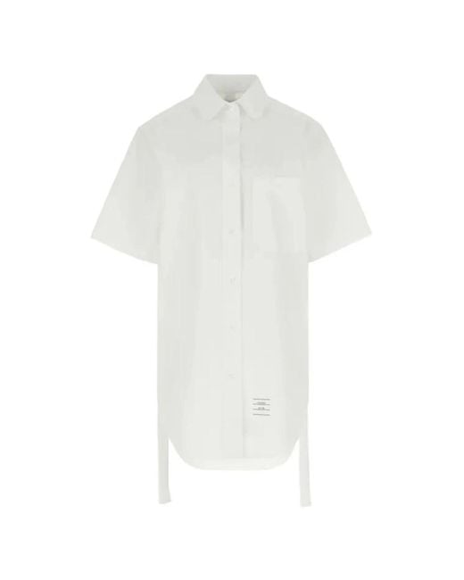 Thom Browne White Shirt Dresses