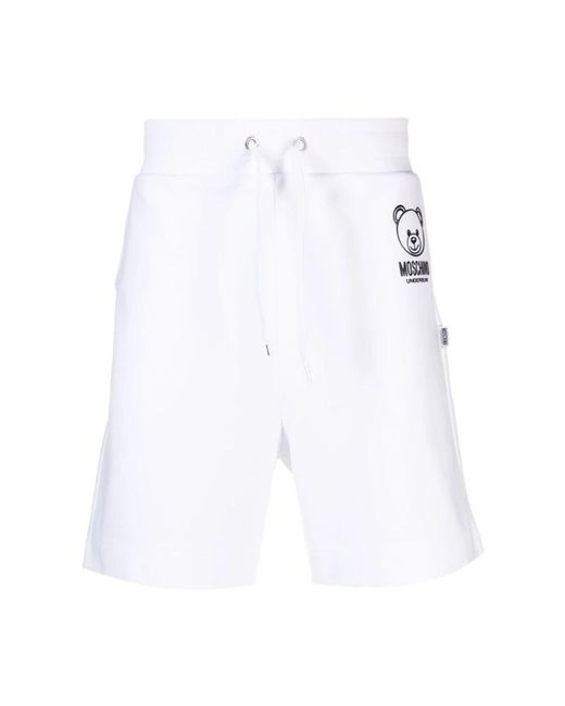 Moschino White Casual Shorts for men