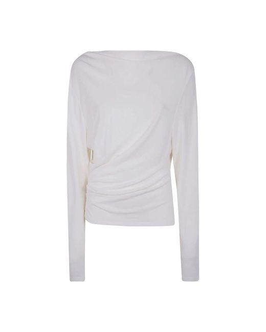 Jacquemus Long Sleeve Tops in het White