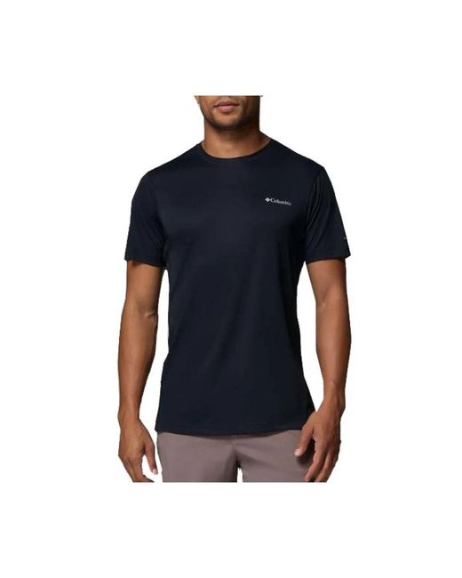 Columbia Zero Rules Light Ss Crew in het Black voor heren
