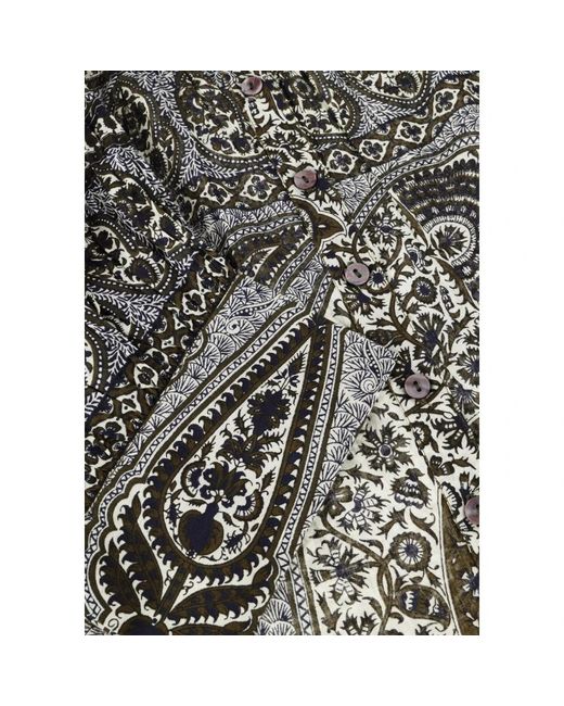 Antik Batik Overhemden ,Zwart Blouses Taya Blouse in het Black
