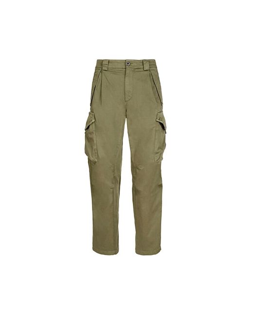Straight Trousers C P Company pour homme en coloris Green