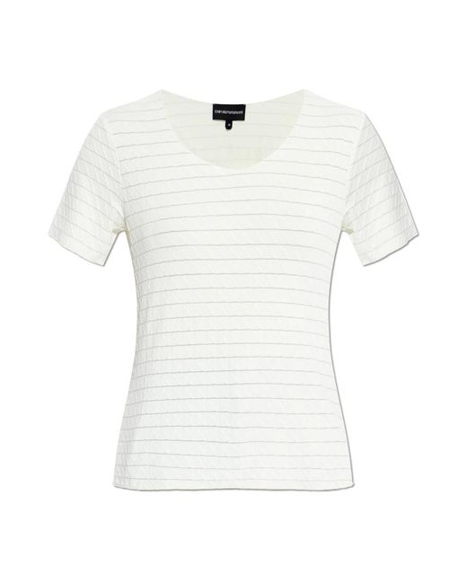 Emporio Armani White T-Shirts