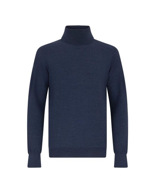 Turtlenecks Roberto Collina de hombre de color Blue