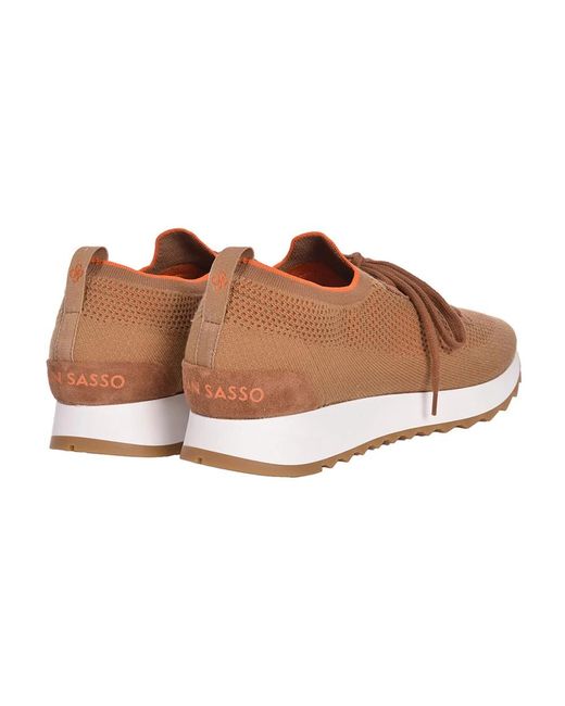Gran Sasso Brown Sneakers for men
