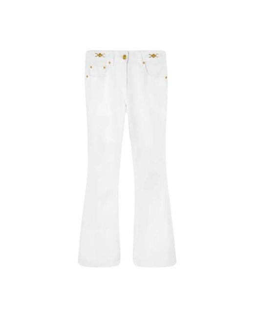 Versace White Cropped Jeans