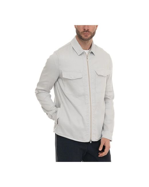 Marco Pescarolo Gray Light Jackets for men