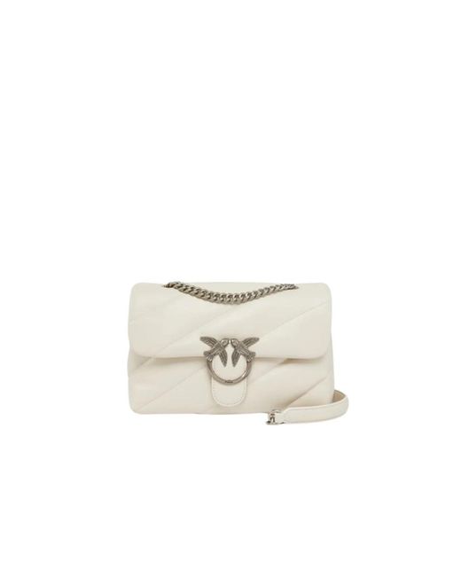 Pinko White Shoulder Bags