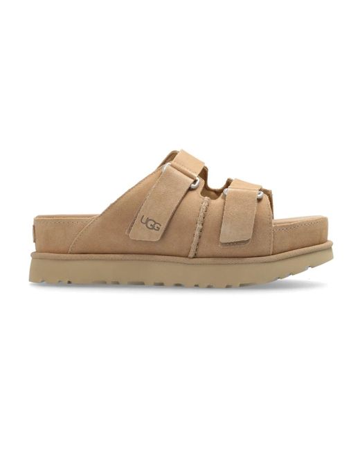 Sliders Ugg de color Natural