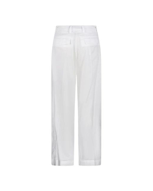 Thelatest White Straight Trousers
