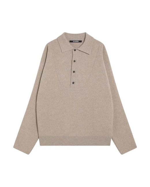 V-Neck Knitwear Jacquemus pour homme en coloris Gray