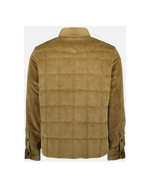 Moncler Jassen ,Bruin ,Doudoune-Chemise Gelt in het Green voor heren