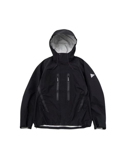 And Wander Black Light Jackets for men