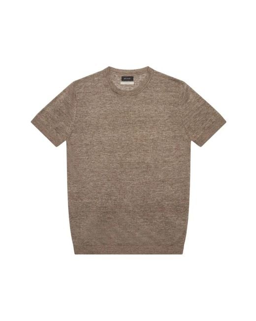 AT.P.CO Gray Round-Neck Knitwear for men