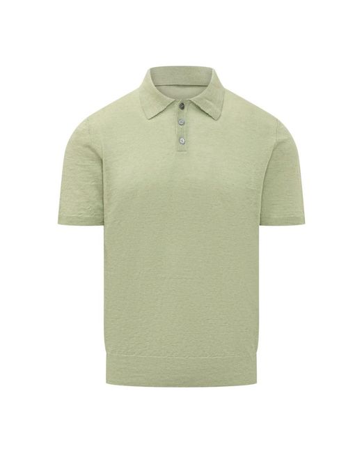 Amaranto Green Polo Shirts for men