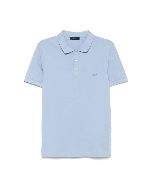 Fay Blue Polo Shirts for men