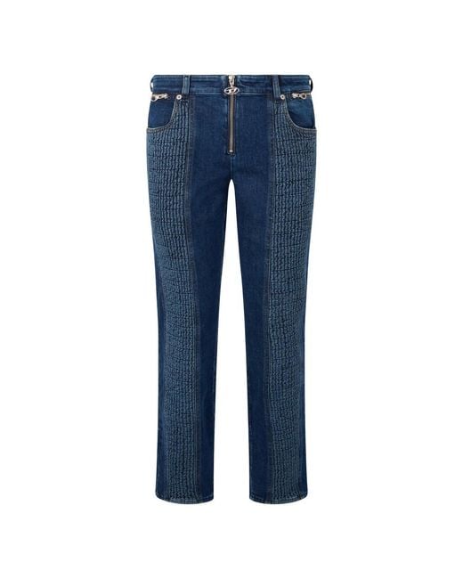 DIESEL Blue Straight Jeans