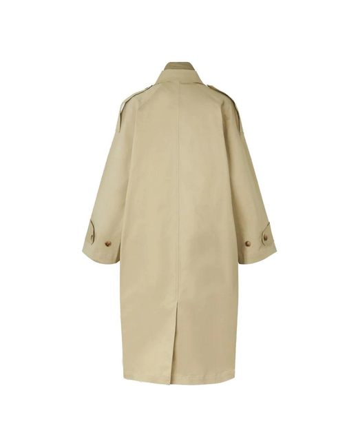 Notes Du Nord Natural Single-Breasted Coats