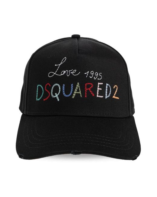 DSquared² Baseball Cap in het Black voor heren
