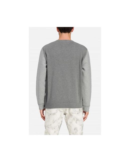 Iceberg Gray Round-Neck Knitwear for men