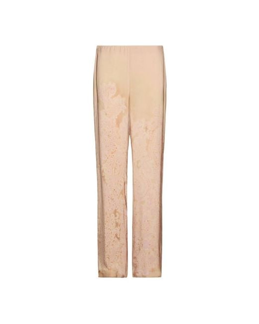 Elena Miro Natural Wide Trousers