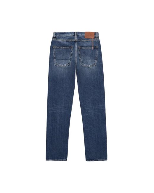 Fortela Blue Straight Jeans for men