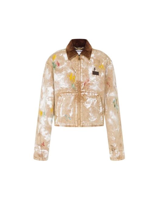 Moschino Natural Denim Jackets