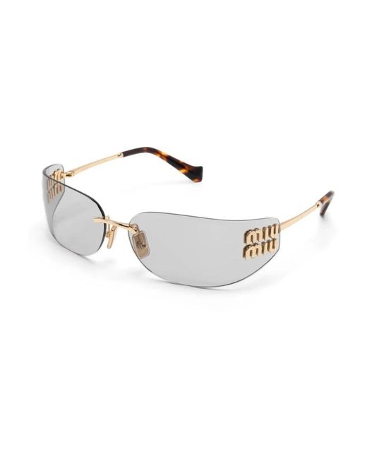 Miu Miu Metallic Sunglasses