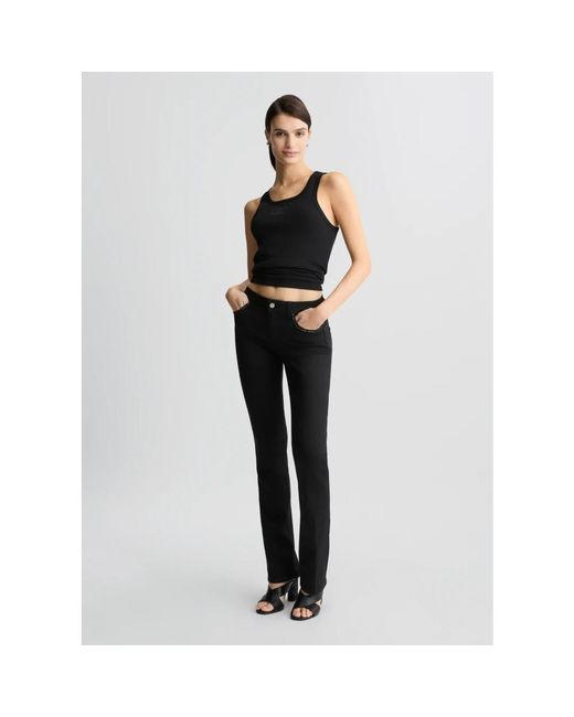 Liu Jo Black Boot-Cut Jeans