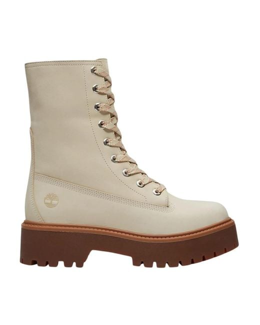 Timberland Brown Lace-Up Boots