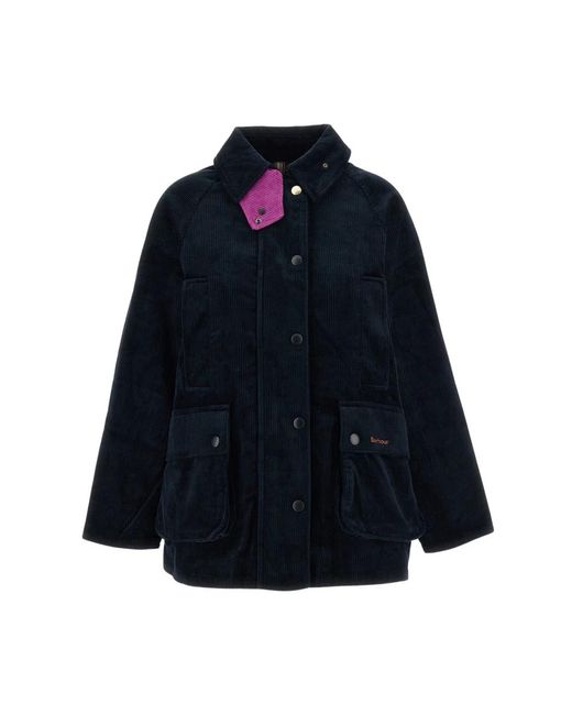 Light Jackets Barbour de color Blue