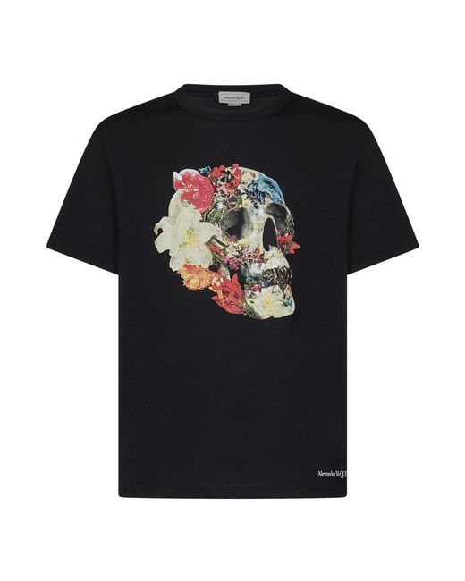 Alexander McQueen T-shirts in Black für Herren