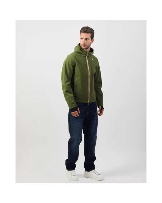 K-Way Green Light Jackets for men