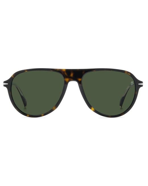 David Beckham Green Sunglasses for men