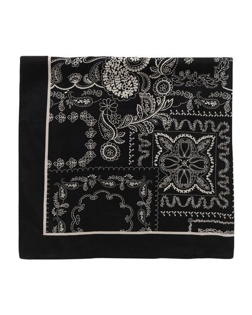 Scarves Kaffe de color Black
