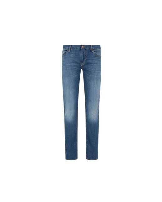 ARMANI EXCHANGE Blue Slim Fit Jeans for men